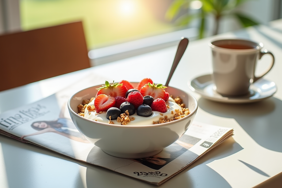 petit-déjeuner léger